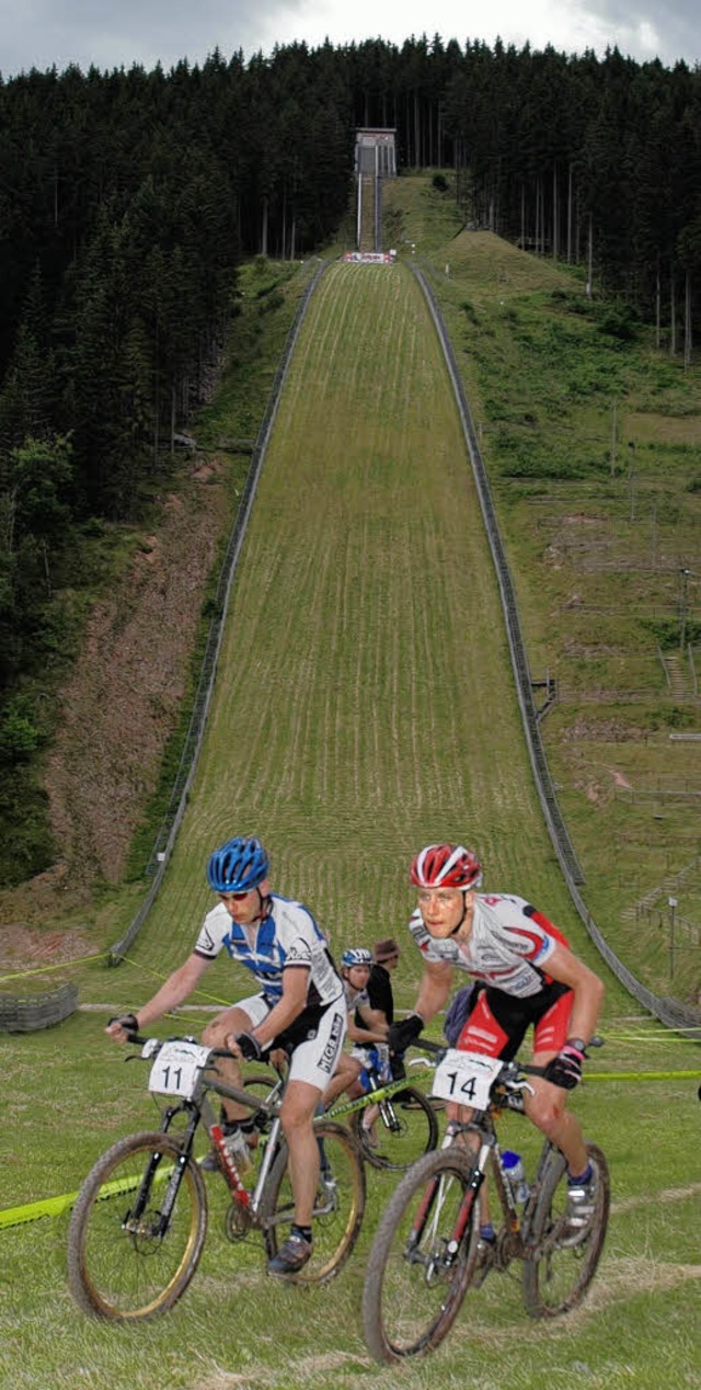 Benjamin Rudiger (rechts) hat sich fr...up am Sonntag in Neustadt angemeldet.   | Foto: Ruoff