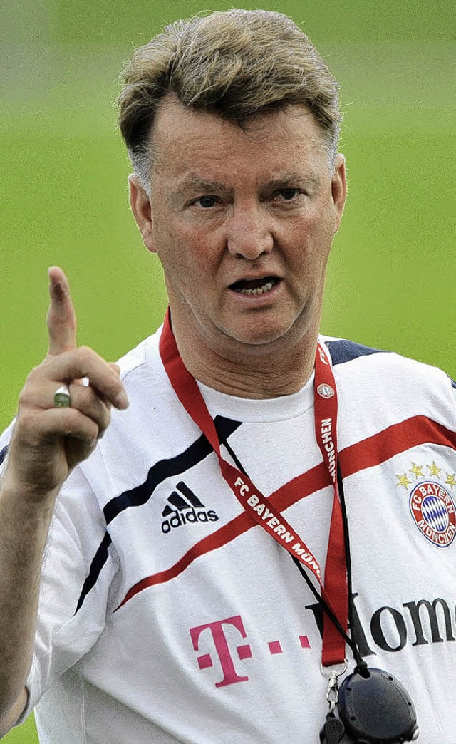 Kennt keine Erbhfe: Bayern-Coach Louis van Gaal   | Foto: dpa