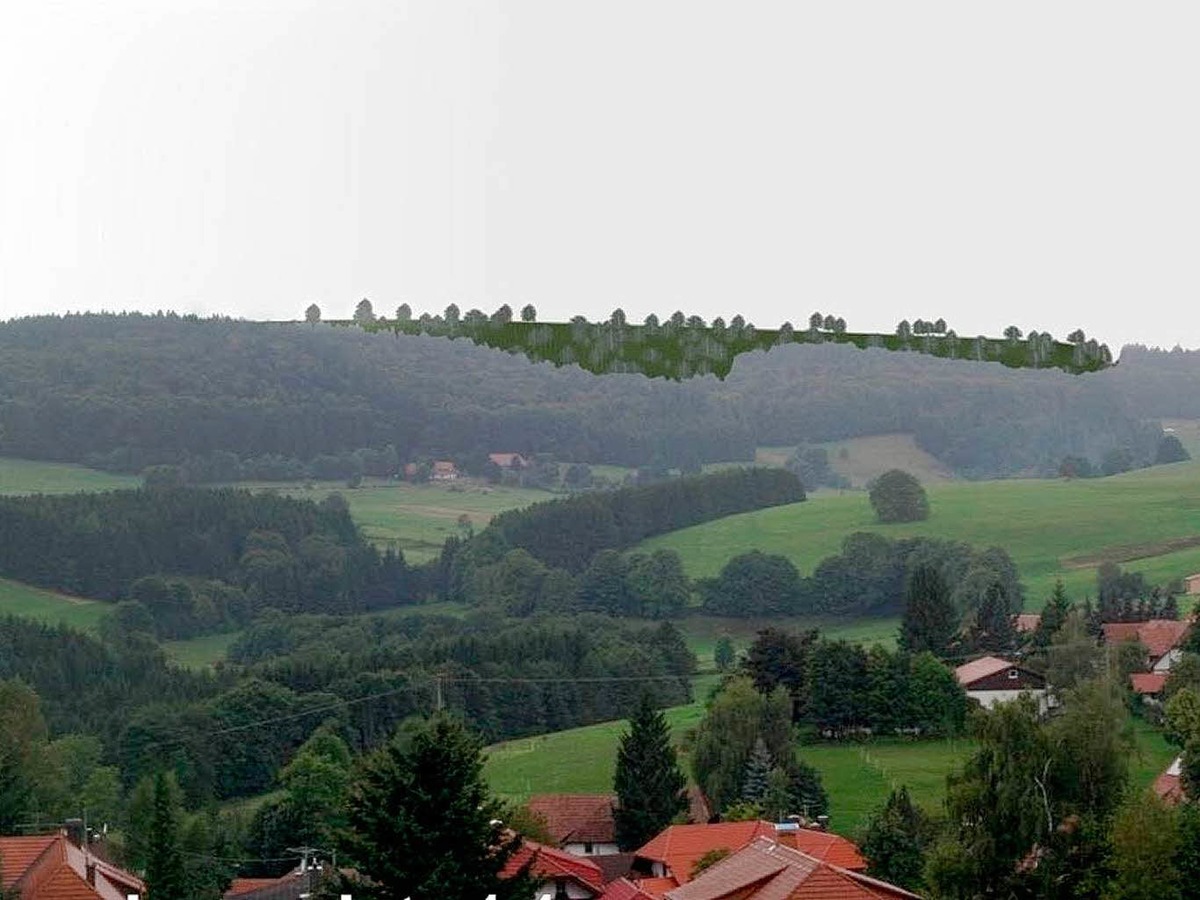 Standort Niedergebisbach I: nach dem Bau