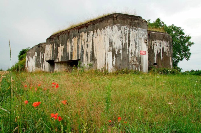 Auch der, der Uffheimer Kasematte vorg...rteidigungssystems, der Maginot-Linie.  | Foto: Annette Mahro