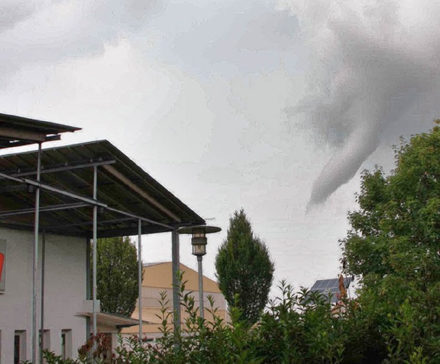 Tornado als spannendes Unterrichtsobjekt.   | Foto: Schule