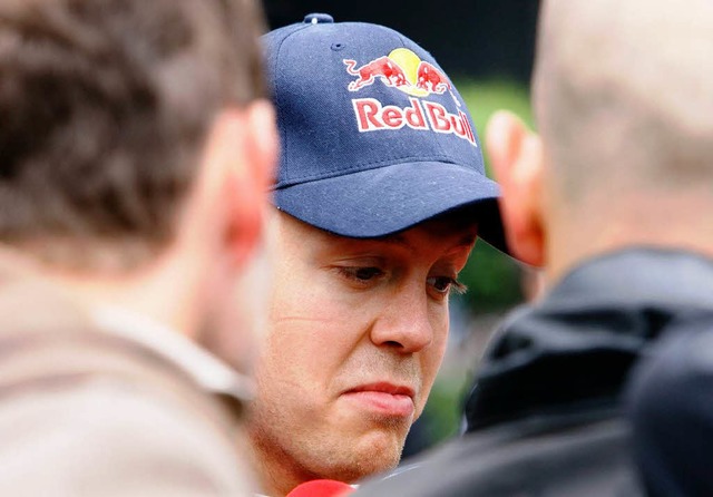 Sebastian Vettel konnte sich mit Platz... Qualifying nicht so recht anfreunden.  | Foto: dpa