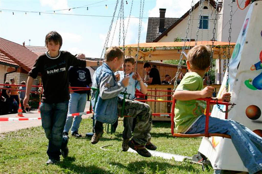 Schn war’s beim Dorffest in Rwihl.