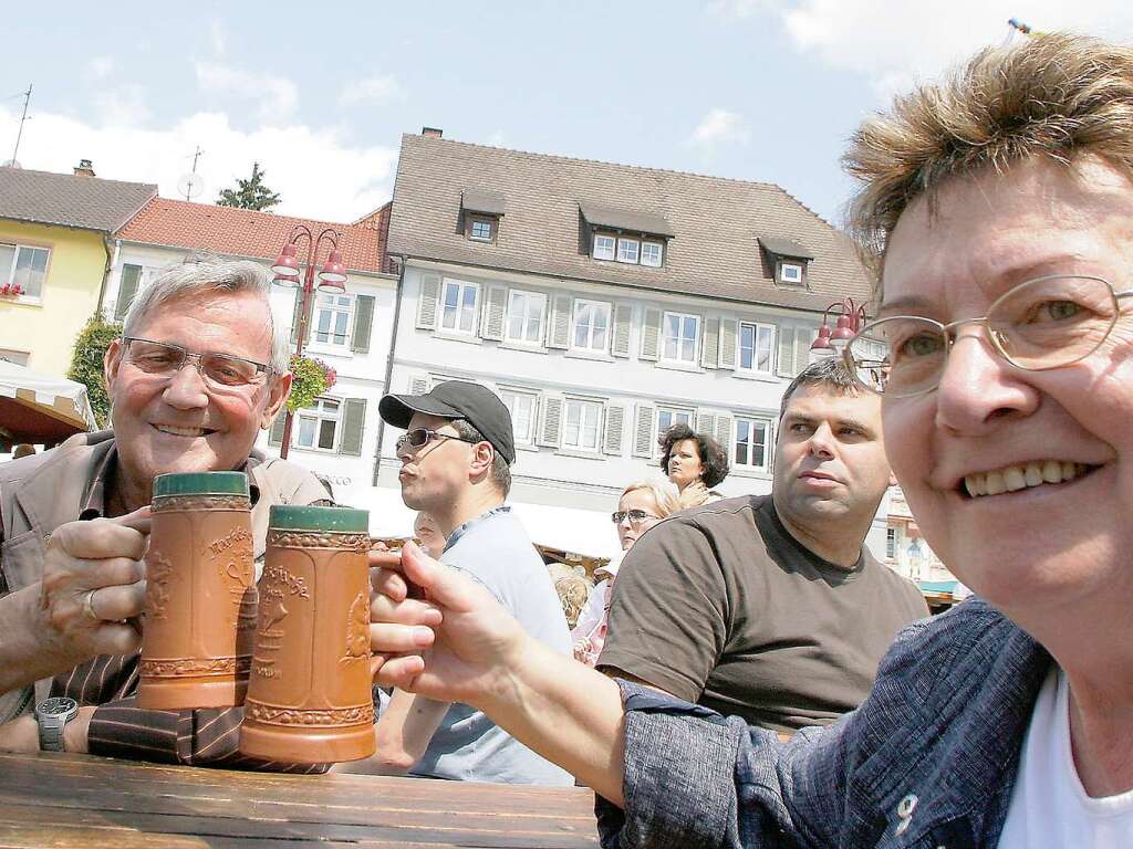 Viel Vergngliches auf allen Pltzen beim Mittelalterlichen Stadtfest in Lahr