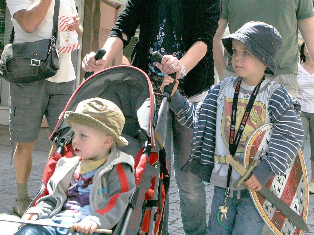 Viel Vergngliches auf allen Pltzen beim Mittelalterlichen Stadtfest in Lahr