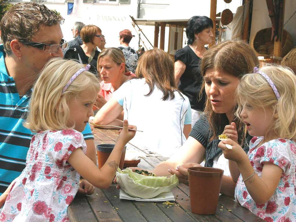 Viel Vergngliches auf allen Pltzen beim Mittelalterlichen Stadtfest in Lahr