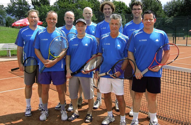 Die Meistermannschaft (von links): Ste...hias Enzmann (es fehlt Manfred Dold)    | Foto: privat