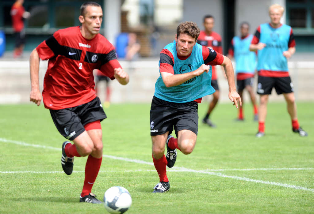 Stefan Reisinger (rechts) und Pavel Krmas im Laufduell.