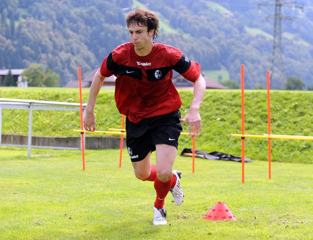 Will sich im Trainingslager in Schruns...211; stellt sich beim SC Freiburg vor.  | Foto: schn