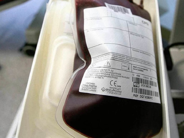 Darum gehts: Blut aus Blutspenden  | Foto: ddp