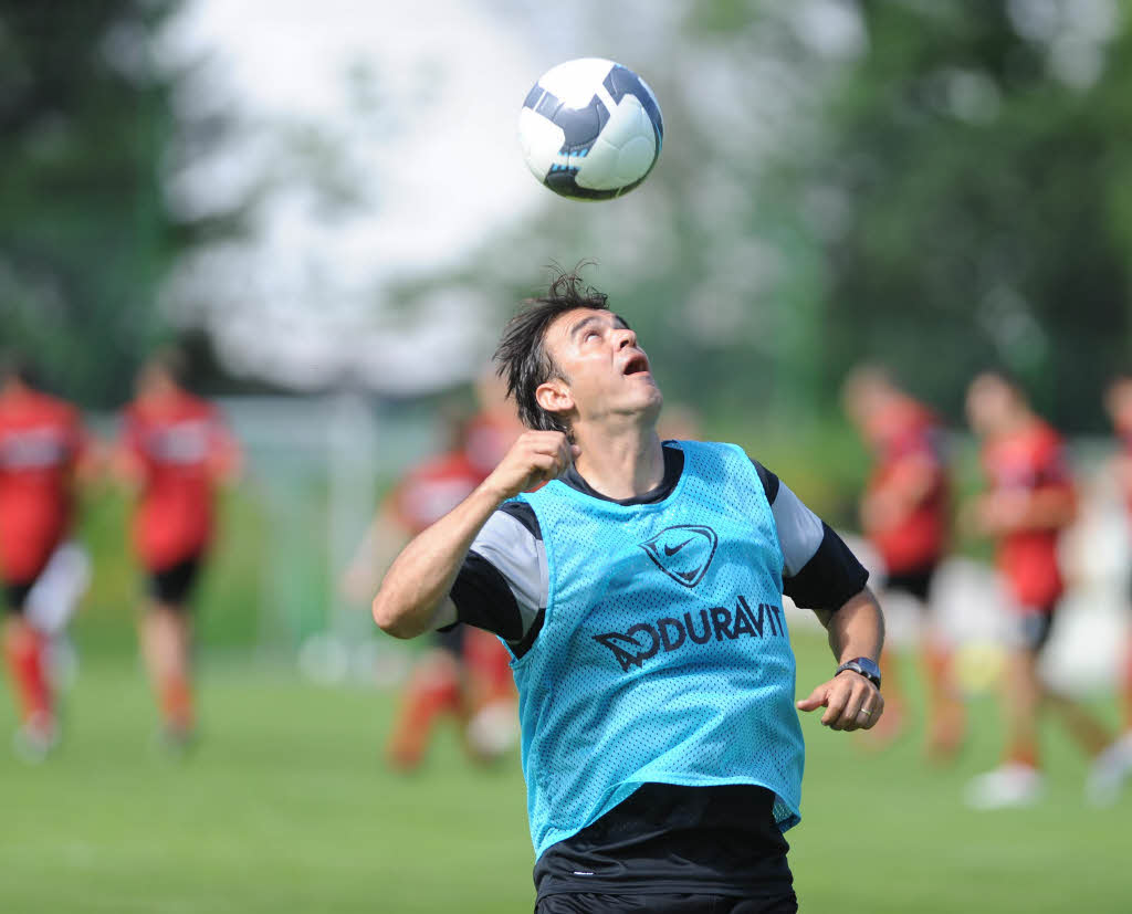 Der SC Freiburg im Trainingslager in Schruns.