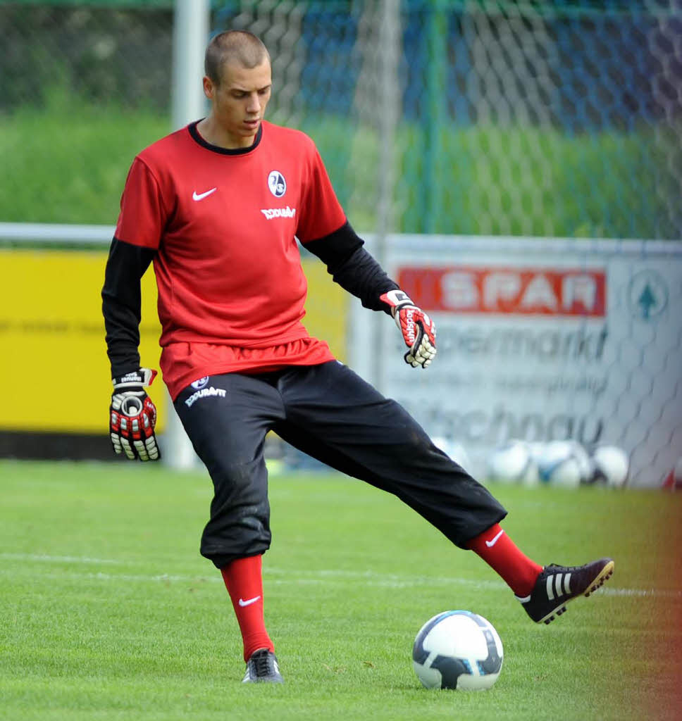 Der SC Freiburg im Trainingslager in Schruns.