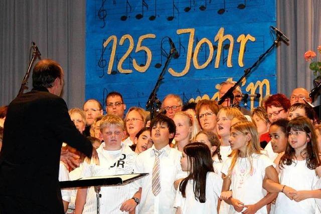 Gesangverein Langenau feiert Geburtstag