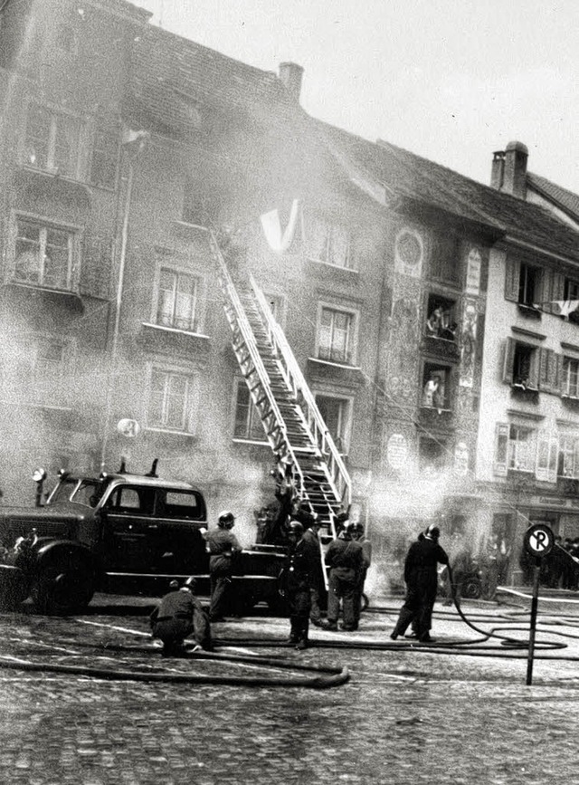 Feuerwehr Bad Sckingen 1959, 100 Jahre  | Foto: FFW-Archiv