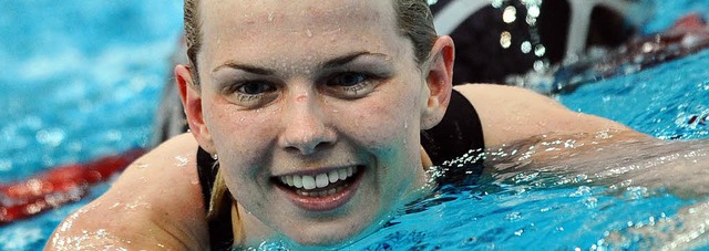 &#8222;Man muss Freude haben an dem, w...&#8220; Die Schwimmerin Britta Steffen  | Foto: afp