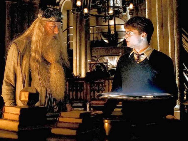 Michael Gambon als Albus Dumbledore (l...r Halbblutprinz&quot; von David Yates.  | Foto: ddp