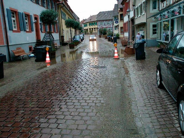 Das  Unwetter in Ettenheim  | Foto: Stadt Ettenheim