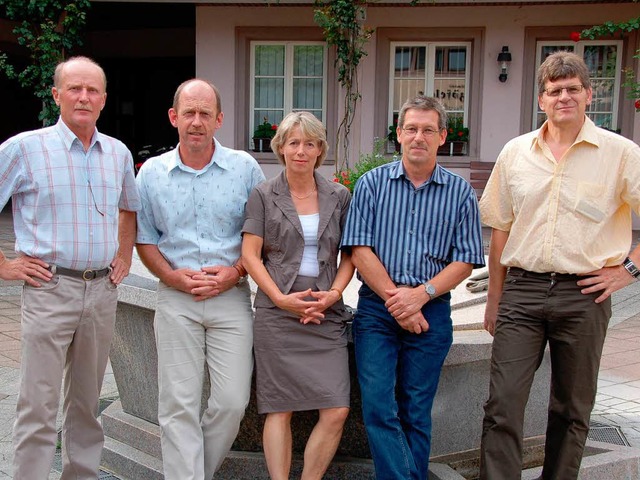 Willi Karle, Thomas Stein, Ingrid Waib...gehren dem Gemeinderat nicht mehr an.  | Foto: Ulrike Ehrlacher