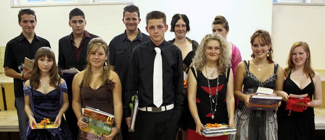 Die  Preistrger der Friedrich-Ebert-Schule.    | Foto: Heiner  Fabry