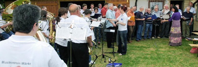 Gemeinsam singen und musizieren, das hat in Mrkt Tradition.    | Foto: Sedlak