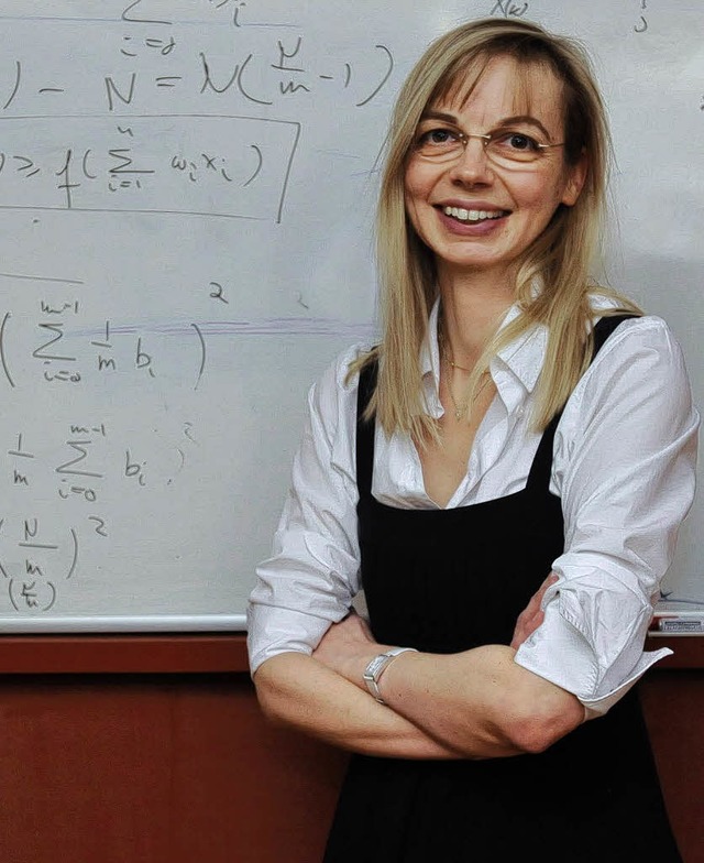 Vorbilder wie sie sind  fr Studentinn...Informatikprofessorin Susanne Albers.   | Foto: Schneider/Dohlus
