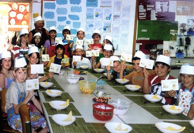 Sie haben ihren Ernhrungsfhrerschein...ten Klasse der Brogginger Grundschule.  | Foto: Privat