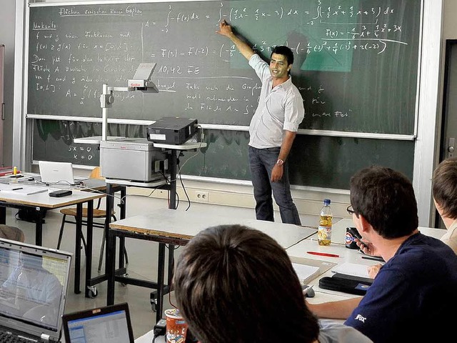 Ahmad Nessar Nazar wechselte als Quere...an der Walther-Rathenau-Gewerbeschule.  | Foto: Thomas Kunz