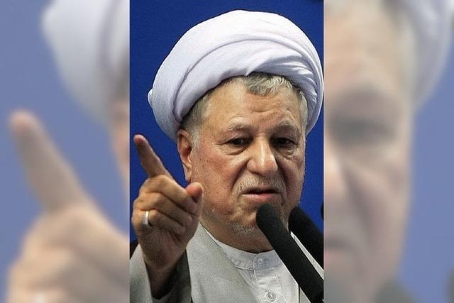 Rafsandschani kritisiert Irans Regierung