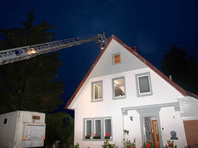 Feuerwehreinsatz in Wehr, Nollenstrae  | Foto: bz