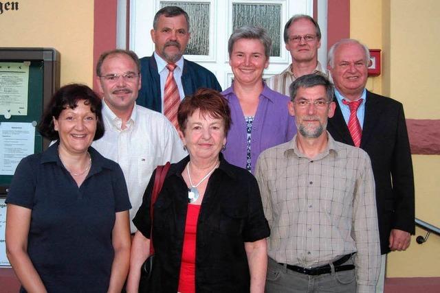 Der neue Gündlinger Ortschaftsrat ist jetzt im Amt