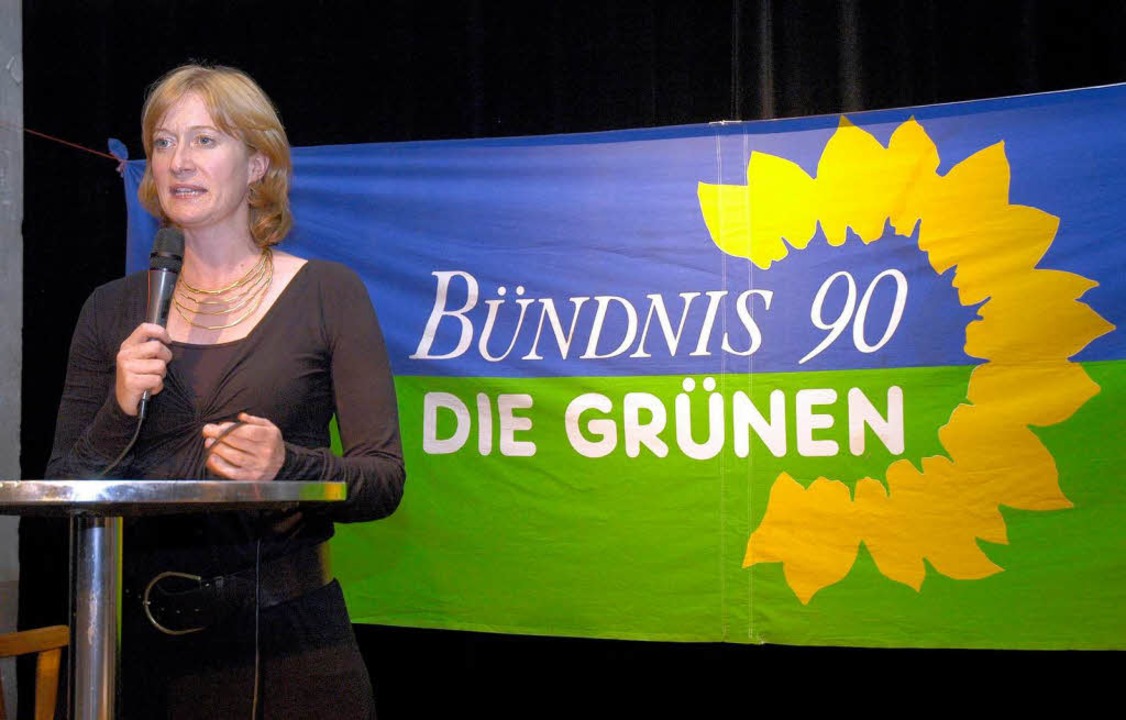 Will die Erst- und Zweitstimmen: Kerstin Andreae (Grne)  | Foto: Thomas Kunz