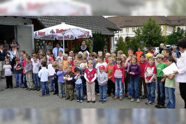 Auch der Kindergarten sagte tschss