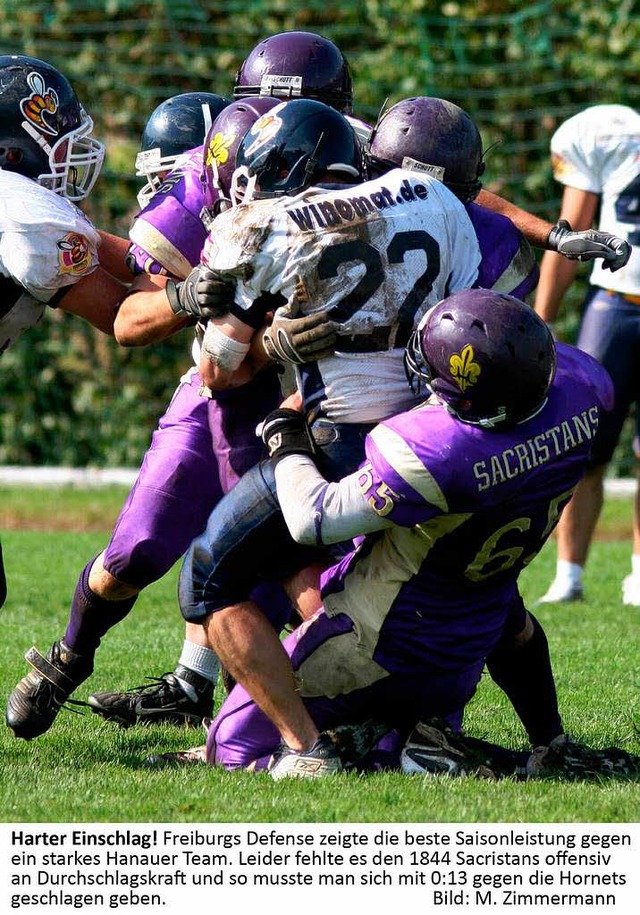 Die Sacristans Defensive machte ihre S...ffensive fehlte die Durchschlagkraft.   | Foto: M. Zimmermann