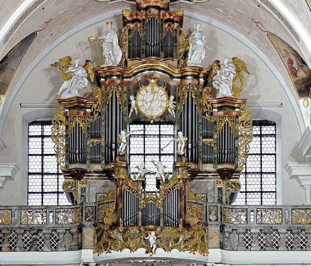 Die Orgel der  Barockkirche zu St. Peter   | Foto: veranstalter