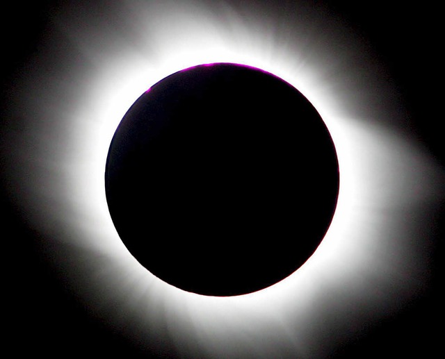 Die totale Sonnenfinsternis  (Foto vom...t fr den 25. Juni 2150 vorhergesagt.   | Foto: dpa