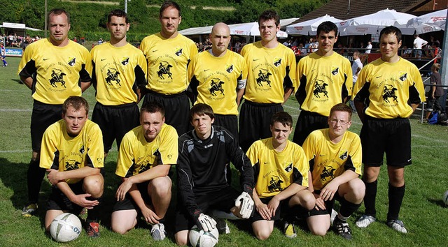 Der SV Forchheim gewann den Teufelsburg-Wanderpokal.   | Foto: Roland Vitt