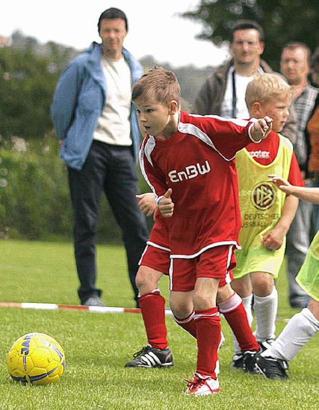 Der Nachwuchs war in Mietersheim stark am Ball.  | Foto: heidi fssel