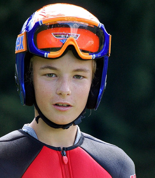 Schon in Kindertagen ein Flugtalent: Tobias Simon     | Foto: Junkel