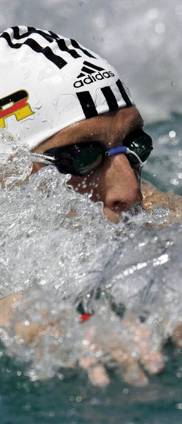 Thomas Lurz auf dem Weg zum zweiten Gold   | Foto: DPA