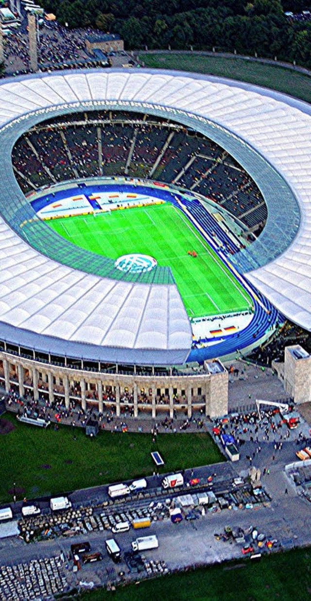 Kultsttte des Sports: das Berliner Olympiastadion  | Foto: gms