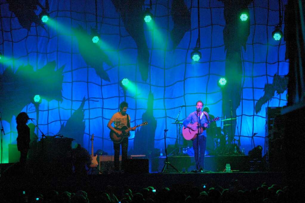 James Morrison und Milow verzauberten den Lrracher Marktplatz.