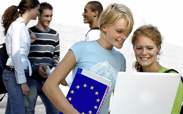 Chancen auch fr den Nachwuchs: Die Eu...Finanzen bis zur Entwicklungspolitik.   | Foto: European Community/dpa/tmn
