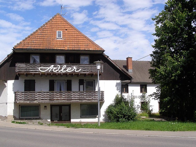 Das Gasthaus Adler in Rtenbach ist ve...sversteigerung den Zuschlag bekommen.   | Foto: Liane Schilling