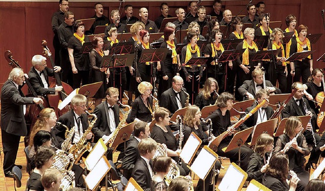 Die &#8222;Virtuos Voices&#8220; beim groen Auftritt im Konzerthaus.   | Foto: Dauenhauer