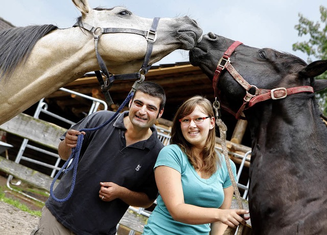 &#8222;Serende Dunit&#8220; und &#8222...en Reitbetrieb fr Westernreiten auf.   | Foto: christoph breithaupt