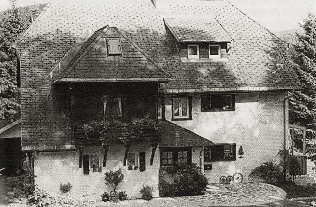 Das ehemalige Schulhaus in Todtmoos-We...Repro>Hermann Oehler</BZ-FotoNurRepro>  | Foto: Hermann Oehler