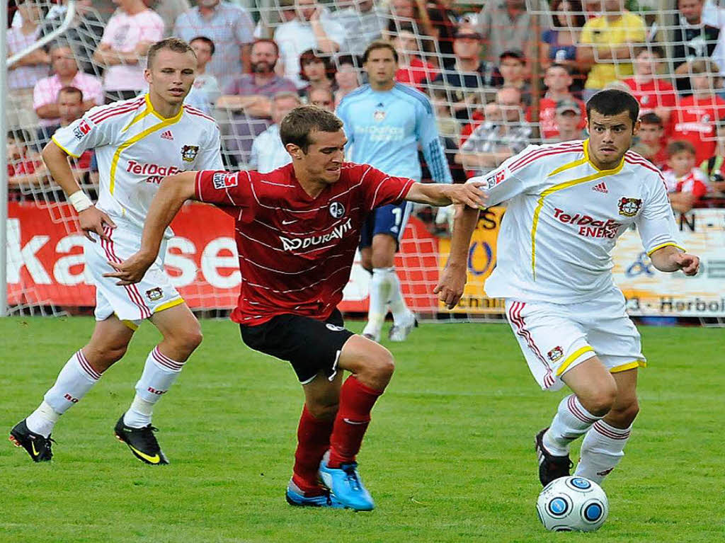 Zum Auftakt des Kaiserstuhl-Cups in Bahlingen verlor der SC Freiburg gegen Bayer Leverkusen.