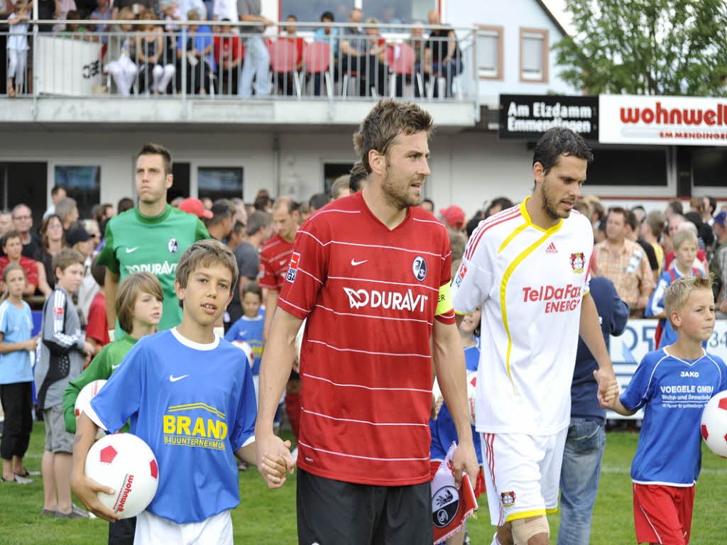 Einmarsch der Teams