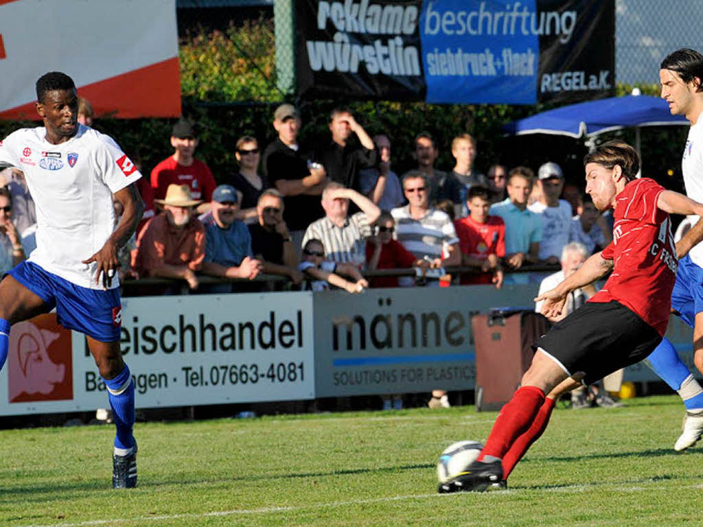 Spielszenen: SC Freiburg gegen den FC Mulhouse