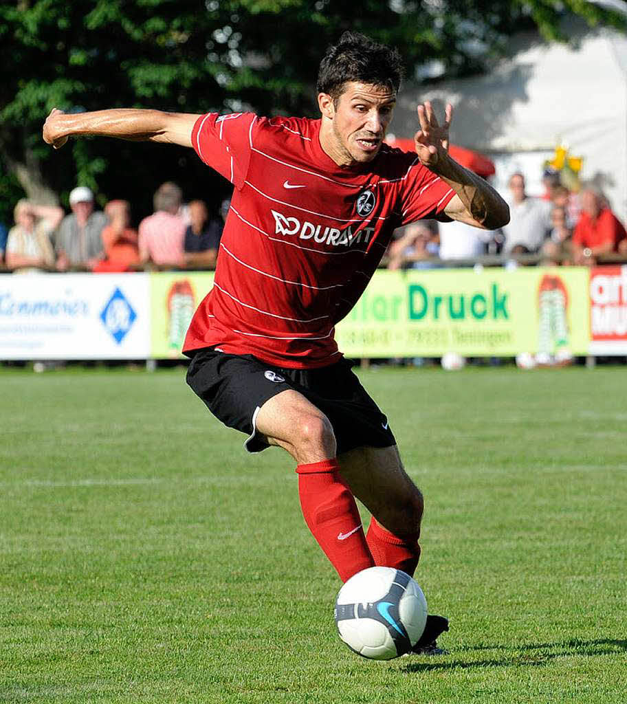 Spielszenen: SC Freiburg gegen den FC Mulhouse